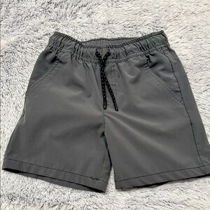 Cat &Jack quick dry above the knee shorts in grey.